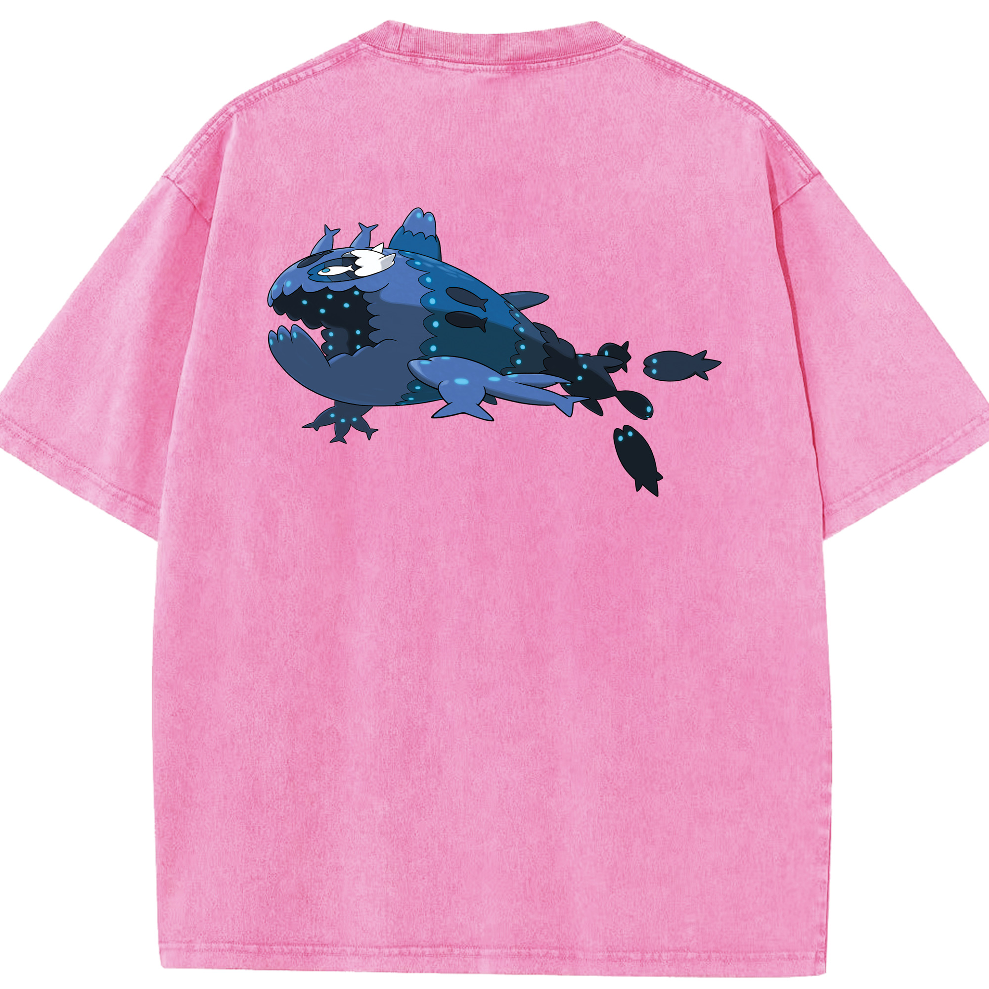 （画像用） ポケットモンスター Pokémon 綿100% ヴィンテージ風 半袖Tシャツ（背面プリント）